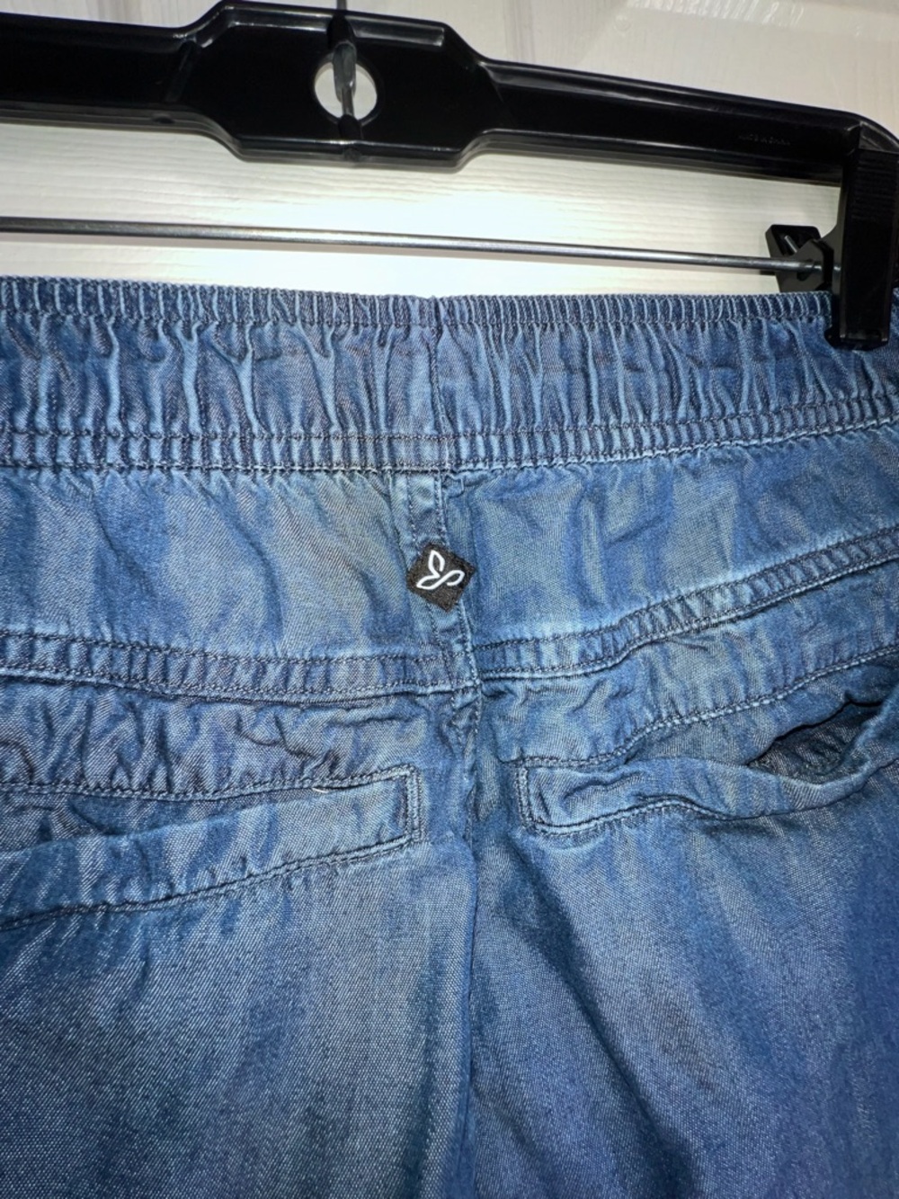 Prana Women’s X Small Aberdeen Crop Joggers Pants XS Blue Lenzing Tencel prAna - Picture 12 of 16